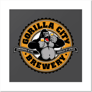 Gorilla City Brewery Posters and Art